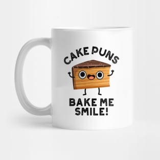 Cake Puns Bake Me Smile Cute Baking Pun Mug